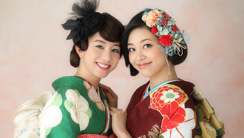 成人記念の写真撮影 衣装レンタル