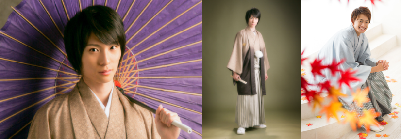 男性の成人式当日袴レンタル