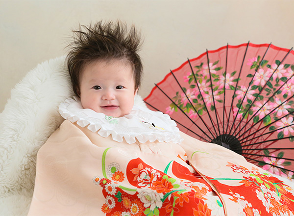 お宮参り・百日祝い幸せメッセージ｜お姉ちゃんもここで撮影すれば良かったー(>_<)