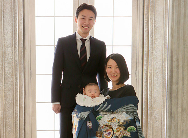 お宮参り・百日祝い幸せメッセージ｜親子2代で写真を撮って頂き良い記念になりました