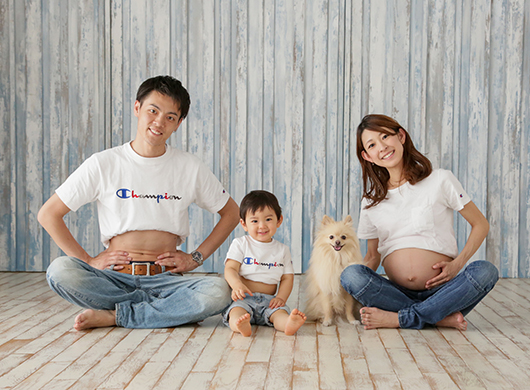 マタニティフォト 撮影メニュー らかんスタジオ 記念写真 衣装レンタル