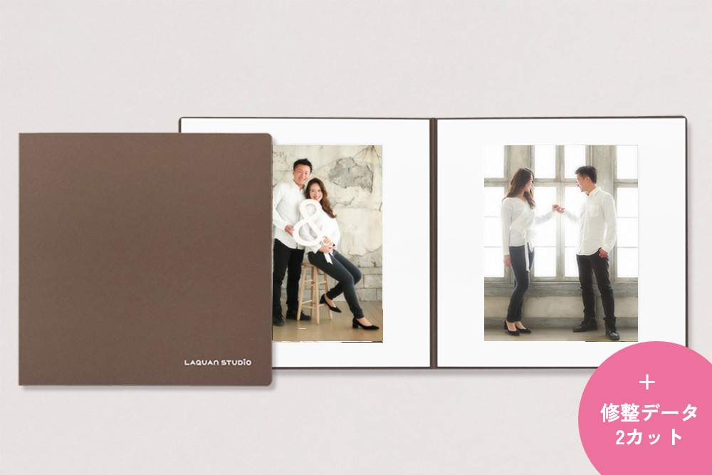 六切L写真2枚(台紙付)