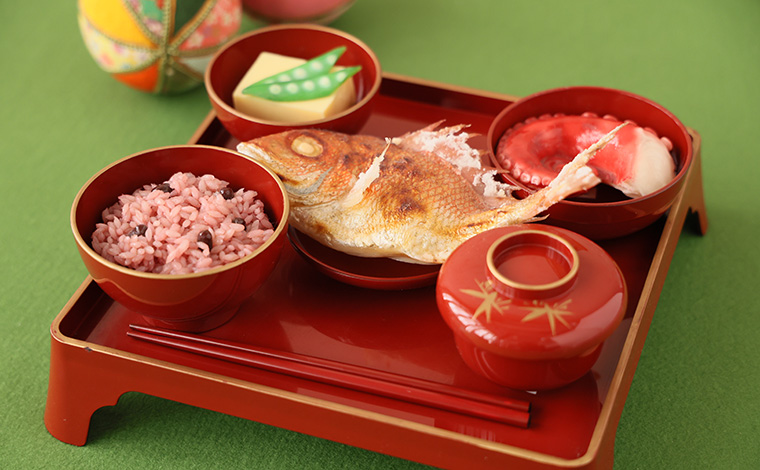 百日祝い お食い初めのイメージ
