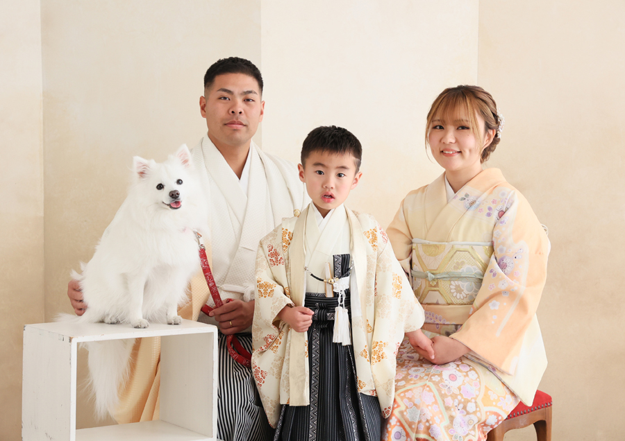 節目節目で大事な愛犬と共に素敵な記録を残していけたらなと思います