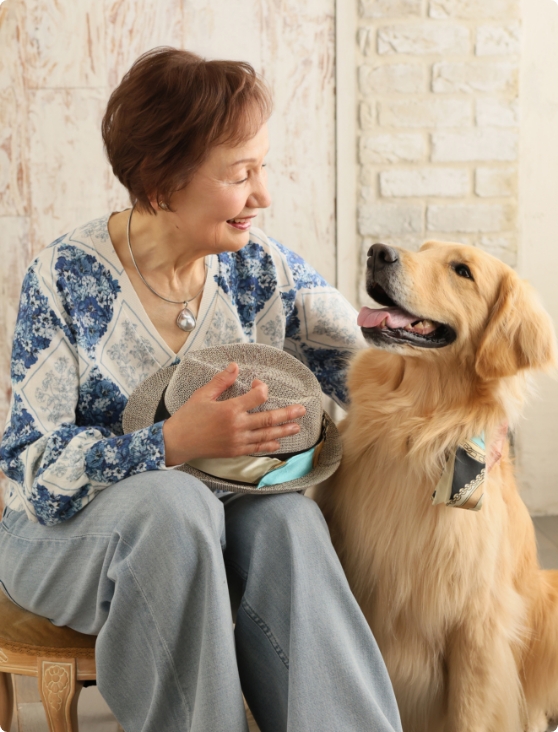 シニアwithペットのイメージ